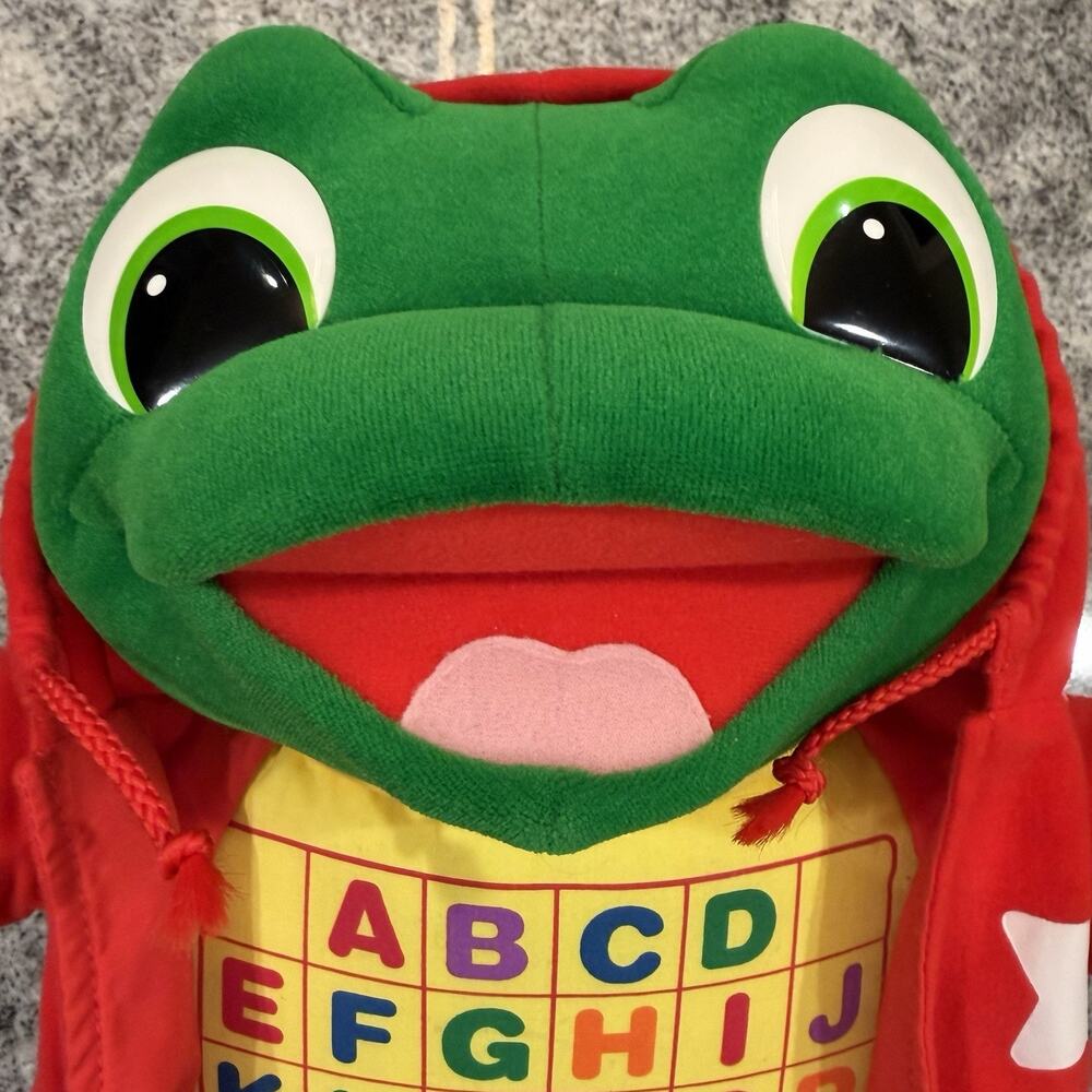 2000 Leap Frog-Read & Sing Little Leap- Interactive Plush ABC Sings Tested/Works